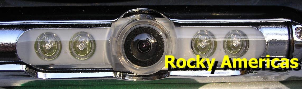 A1509 7 pouces HD voiture 12 IR vision nocturne arrière caméra de