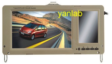 Ultra Thin 7" Mobile Sun Visor Clip-On TFT LCD
                Monitor