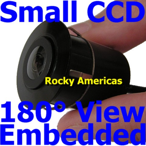 Small Embedded Mount Rear View Camera
